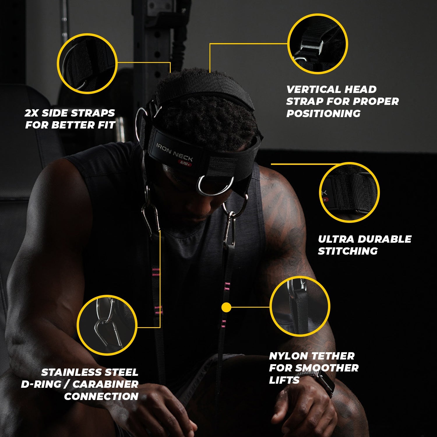 Alpha Harness Plus Neck Training Iron Neck   